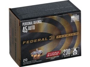 Federal premium 45acp Hydra-shok