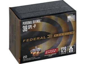 Federal 38SPCL Personal Defense Hydro-Shok