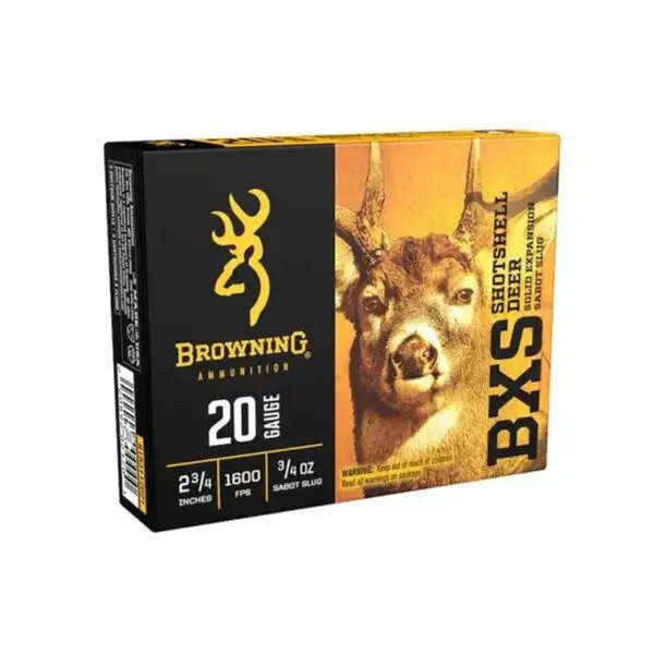 Browning BXS Copper 3/4oz rifled slug 20g