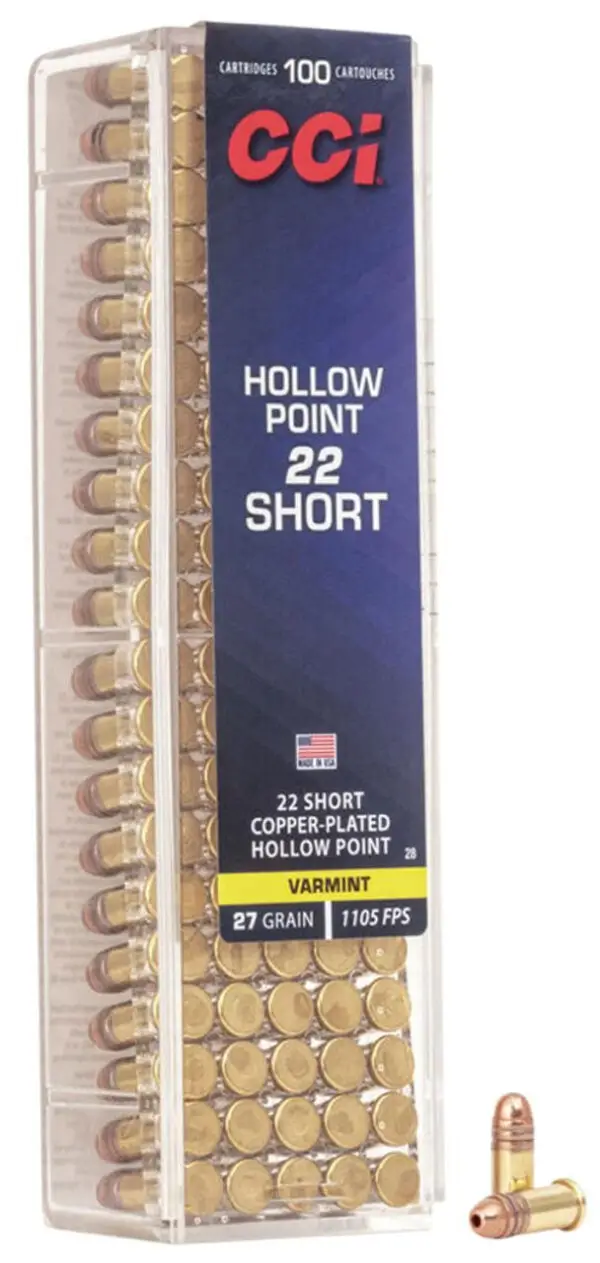 CCI 22 Short Hollow Point 27gr