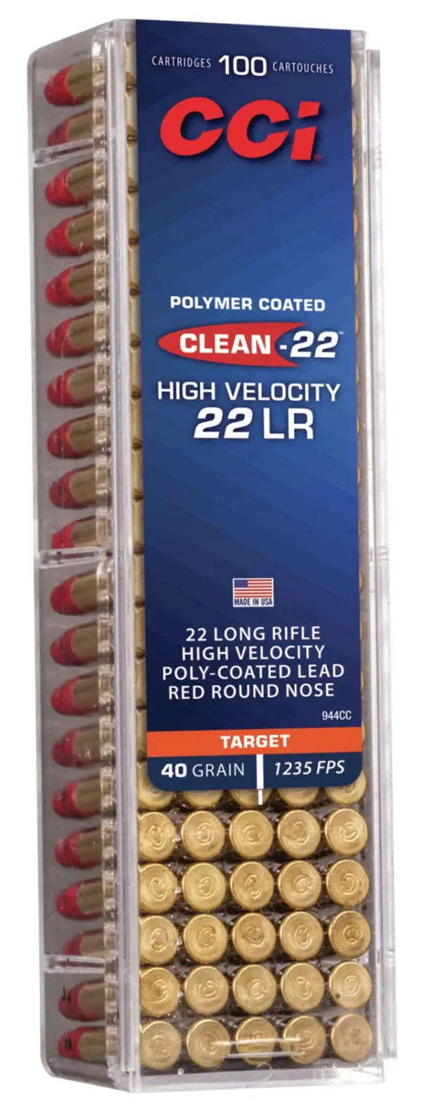 CCI 22 lr clean high velocity 40gr